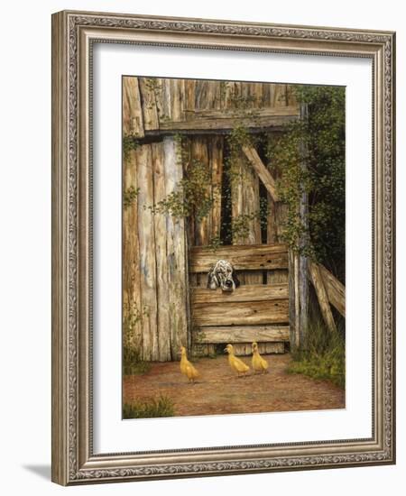 Farmyard Friends-Bill Makinson-Framed Giclee Print