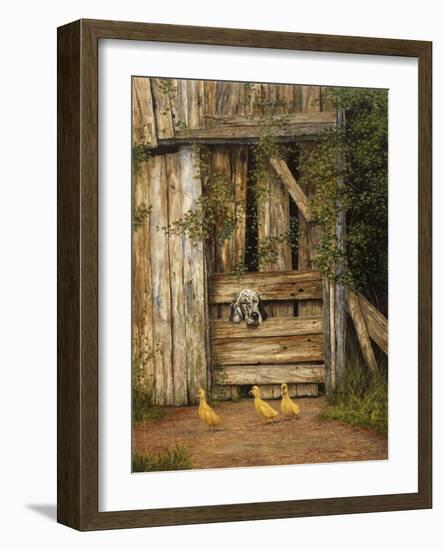 Farmyard Friends-Bill Makinson-Framed Giclee Print