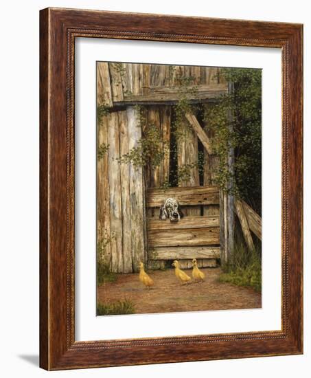 Farmyard Friends-Bill Makinson-Framed Giclee Print