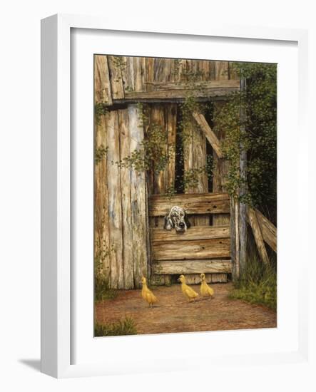Farmyard Friends-Bill Makinson-Framed Giclee Print