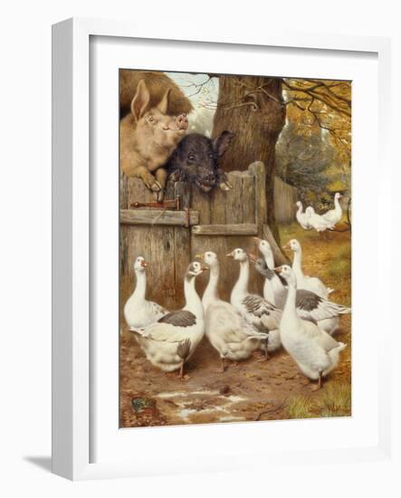 Farmyard Friends-William Weekes-Framed Giclee Print