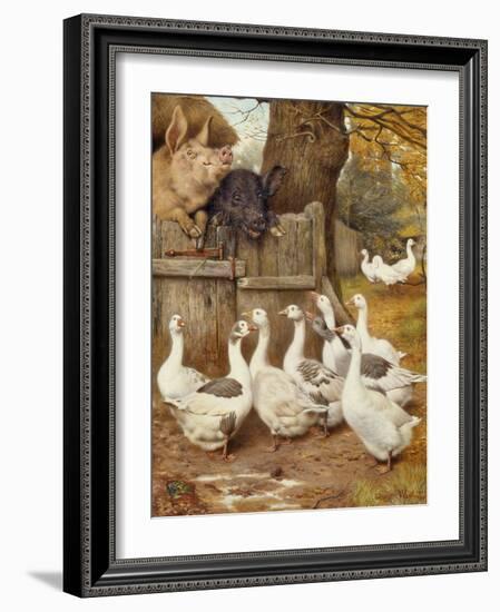 Farmyard Friends-William Weekes-Framed Giclee Print