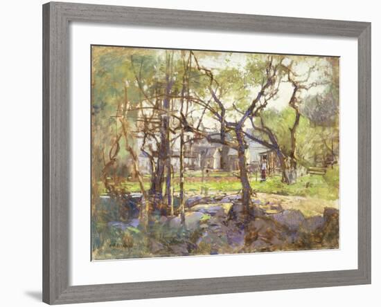 Farmyard, Gloucester-Paul Cornoyer-Framed Giclee Print