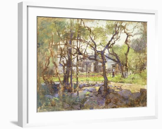 Farmyard, Gloucester-Paul Cornoyer-Framed Giclee Print