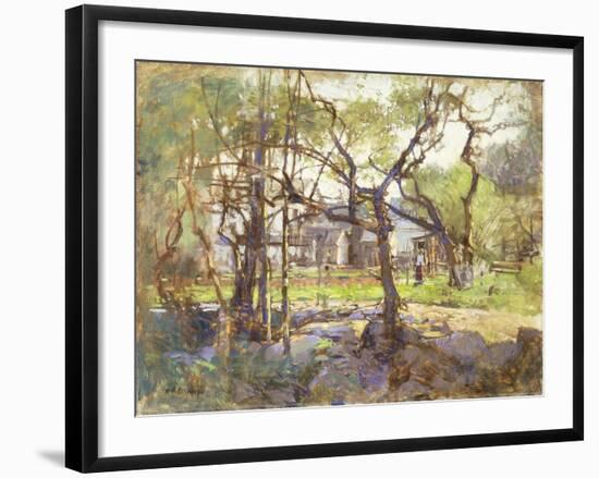 Farmyard, Gloucester-Paul Cornoyer-Framed Giclee Print