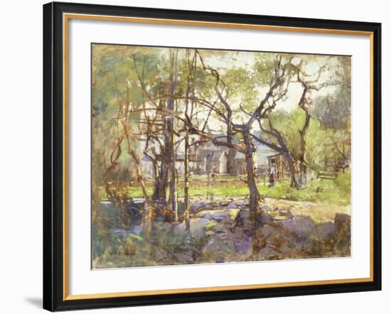 Farmyard, Gloucester-Paul Cornoyer-Framed Giclee Print