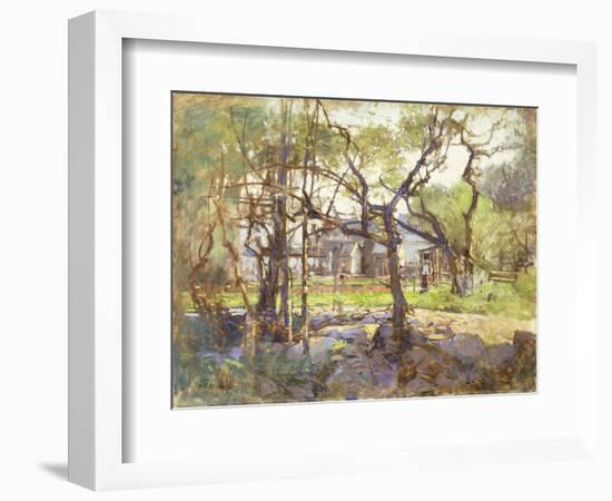 Farmyard, Gloucester-Paul Cornoyer-Framed Giclee Print