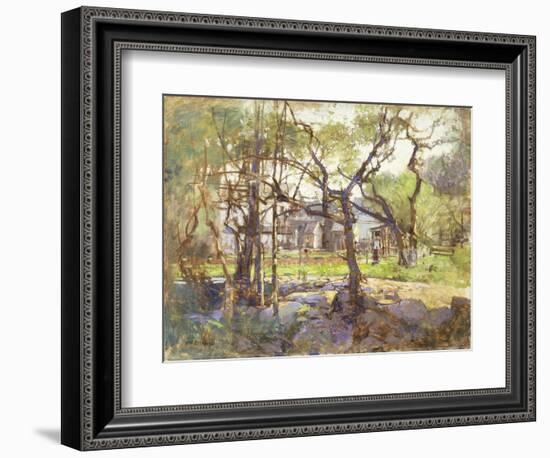 Farmyard, Gloucester-Paul Cornoyer-Framed Giclee Print