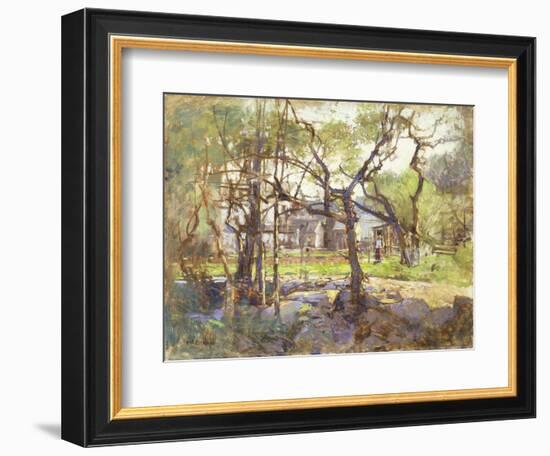 Farmyard, Gloucester-Paul Cornoyer-Framed Giclee Print