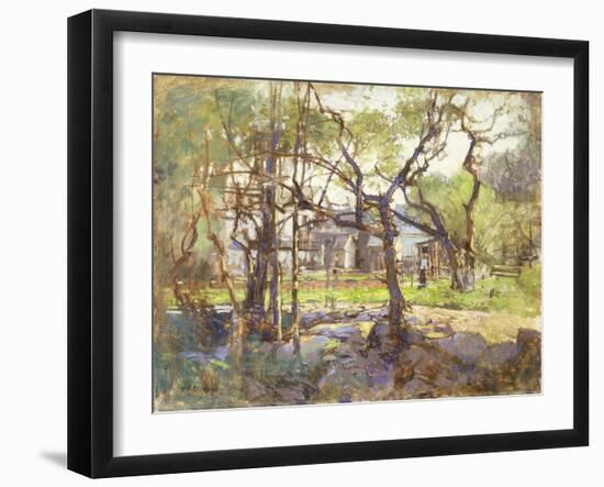 Farmyard, Gloucester-Paul Cornoyer-Framed Giclee Print