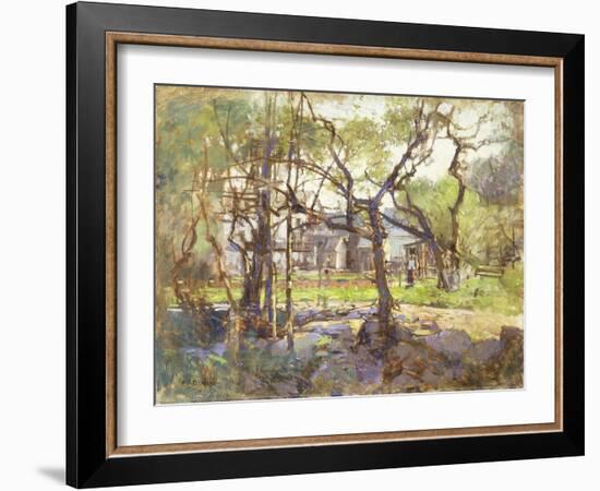 Farmyard, Gloucester-Paul Cornoyer-Framed Giclee Print