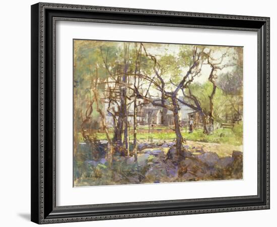 Farmyard, Gloucester-Paul Cornoyer-Framed Giclee Print