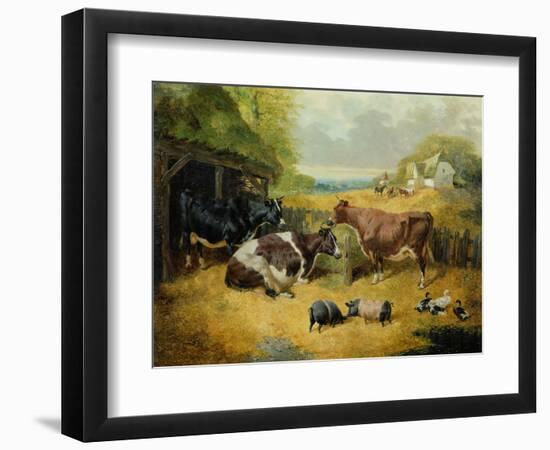 Farmyard Scene, 1853-John Frederick Herring I-Framed Giclee Print