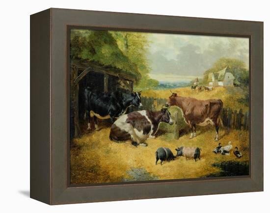 Farmyard Scene, 1853-John Frederick Herring I-Framed Premier Image Canvas