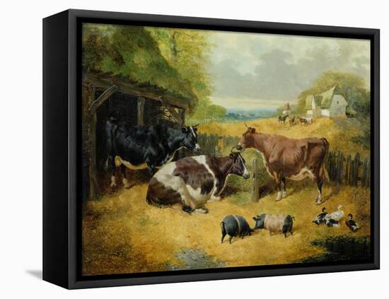 Farmyard Scene, 1853-John Frederick Herring I-Framed Premier Image Canvas