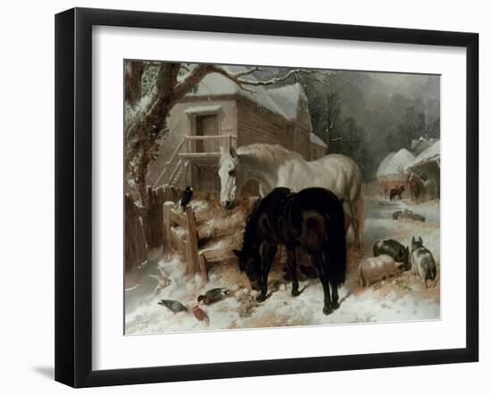 Farmyard Scene-John Frederick Herring I-Framed Giclee Print