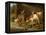 Farmyard Scene-Walter Hunt-Framed Premier Image Canvas