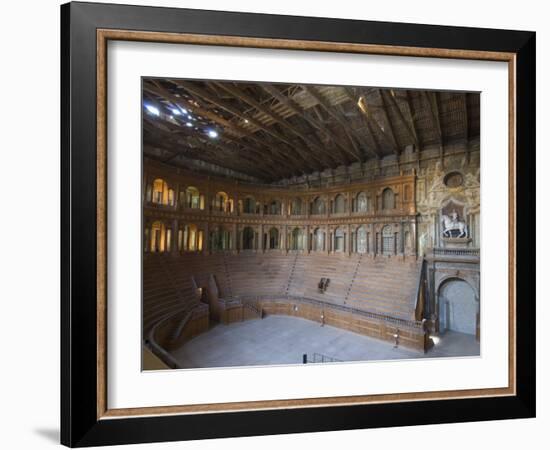 Farnese Theatre in the Pilotta Palace, Parma, Emilia-Romagna, Italy, Europe-Pitamitz Sergio-Framed Photographic Print