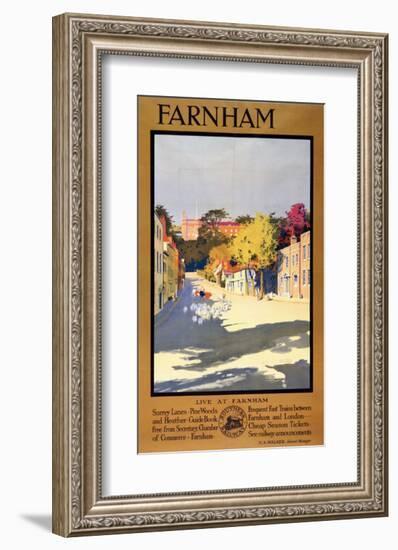Farnham Sheep-null-Framed Art Print