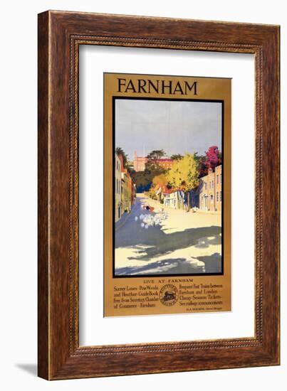 Farnham Sheep-null-Framed Art Print