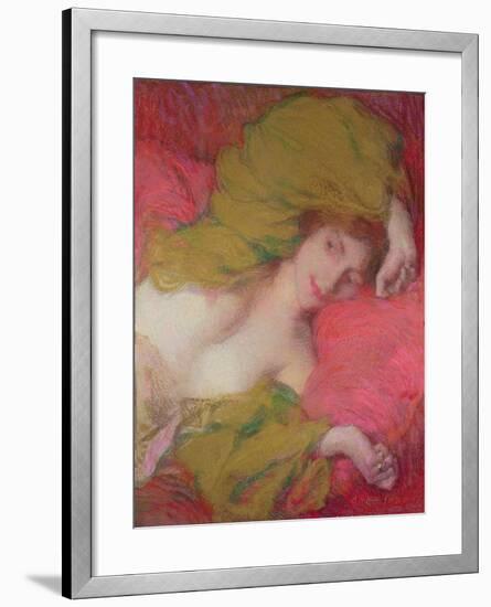 Farniente-Edmond-francois Aman-jean-Framed Giclee Print