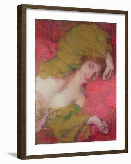 Farniente-Edmond-francois Aman-jean-Framed Giclee Print