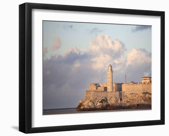 Faro Castilla Del Morro, the Old Fort at the Entrance to Havana Harbour, Havana, Cuba-null-Framed Photographic Print