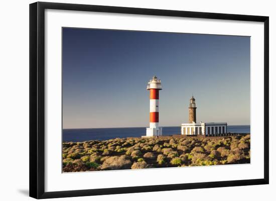 Faro De Fuencaliente Lighthouses at Sunrise, Punta De Fuencaliente, La Palma, Canary Islands, Spain-Markus Lange-Framed Photographic Print