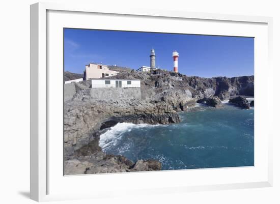 Faro De Fuencaliente Lighthouses, Punta De Fuencaliente, La Palma, Canary Islands, Spain, Atlantic-Markus Lange-Framed Photographic Print