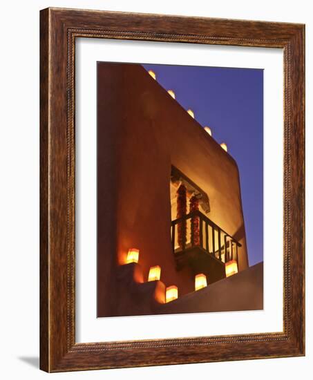 Farolitos, Santa Fe, New Mexico, USA-Julian McRoberts-Framed Photographic Print