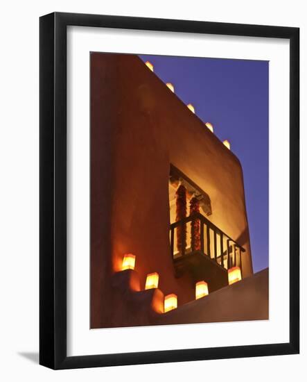 Farolitos, Santa Fe, New Mexico, USA-Julian McRoberts-Framed Photographic Print