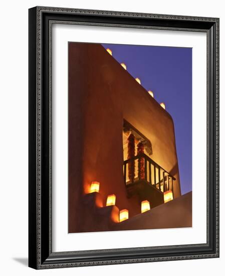 Farolitos, Santa Fe, New Mexico, USA-Julian McRoberts-Framed Photographic Print