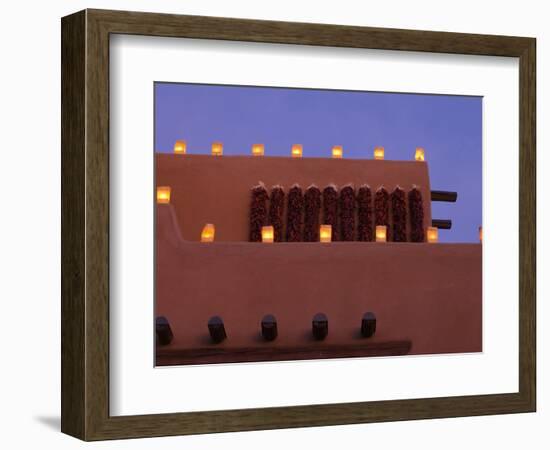 Farolitos, Santa Fe, New Mexico, USA-Julian McRoberts-Framed Photographic Print