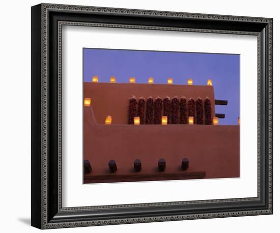 Farolitos, Santa Fe, New Mexico, USA-Julian McRoberts-Framed Photographic Print