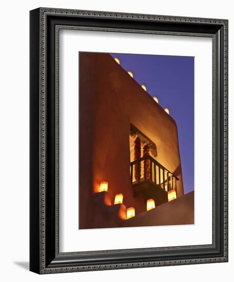 Farolitos, Santa Fe, New Mexico, USA-Julian McRoberts-Framed Photographic Print