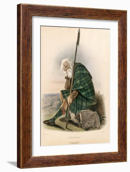 Farquharson , from the Clans of the Scottish Highlands, Pub.1845 (Colour Litho)-Robert Ronald McIan-Framed Giclee Print