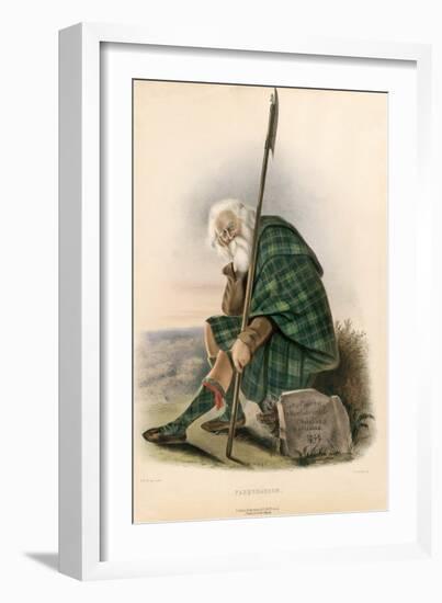 Farquharson , from the Clans of the Scottish Highlands, Pub.1845 (Colour Litho)-Robert Ronald McIan-Framed Giclee Print