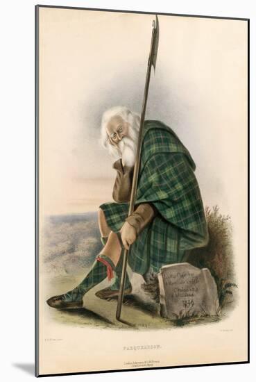 Farquharson , from the Clans of the Scottish Highlands, Pub.1845 (Colour Litho)-Robert Ronald McIan-Mounted Giclee Print