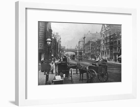 Farrington Street, London-null-Framed Art Print