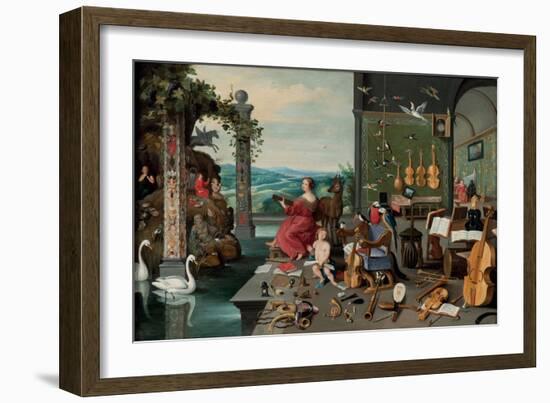 Fart32956-Jan the Younger Brueghel-Framed Giclee Print