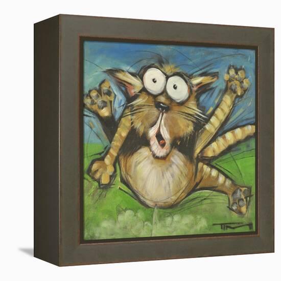 Farting Feline-Tim Nyberg-Framed Premier Image Canvas