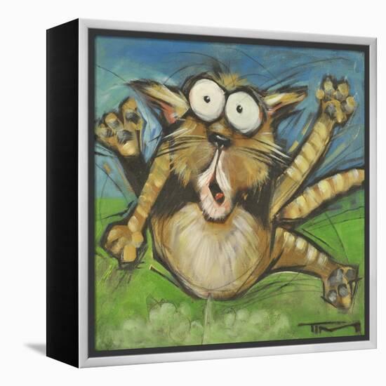 Farting Feline-Tim Nyberg-Framed Premier Image Canvas