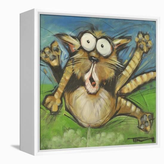 Farting Feline-Tim Nyberg-Framed Premier Image Canvas