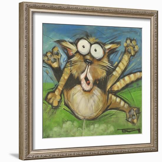 Farting Feline-Tim Nyberg-Framed Giclee Print