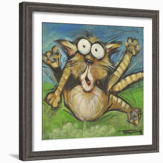 Farting Feline-Tim Nyberg-Framed Giclee Print