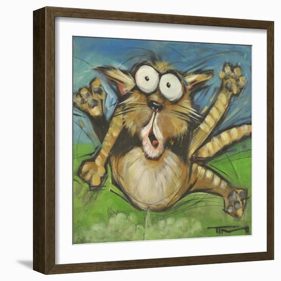 Farting Feline-Tim Nyberg-Framed Giclee Print