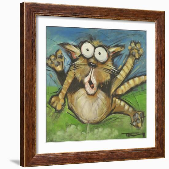 Farting Feline-Tim Nyberg-Framed Giclee Print