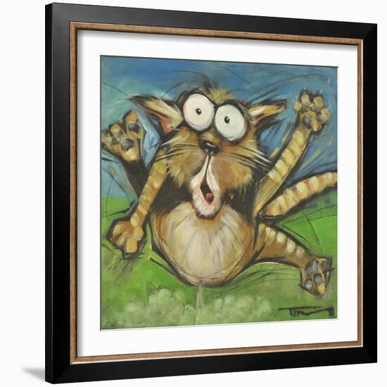 Farting Feline-Tim Nyberg-Framed Giclee Print