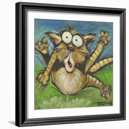 Farting Feline-Tim Nyberg-Framed Giclee Print