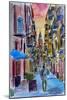 Fascinating Palermo Sicily Italy Street Scene-Markus Bleichner-Mounted Art Print